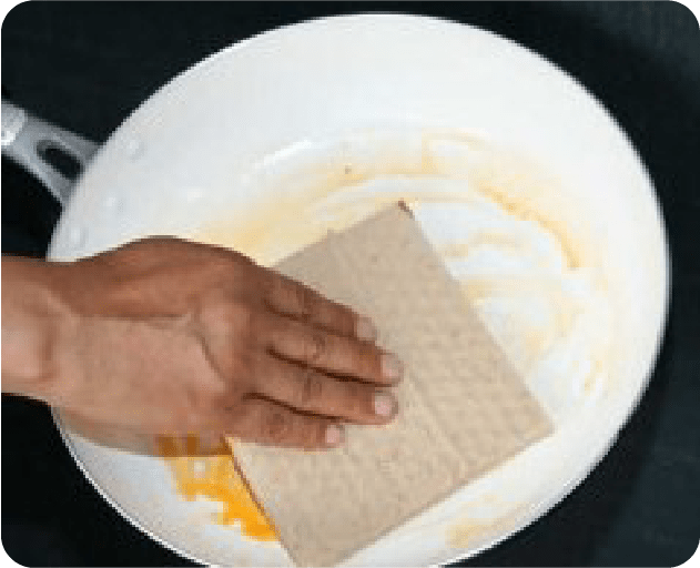 フライパン油の処理